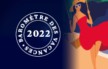 Bannière baromètre des vacances 2022