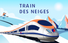 Visuel train des neiges Europ Assistance