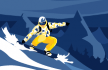 Dessin snowboarder montage 
