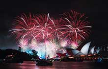 feu artifice à Sydney conseil voyageur fête en australie